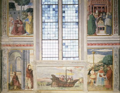 Épisodes de la vie de Saint Augustin, 1463-65 - Benozzo di Lese di Sandro Gozzoli